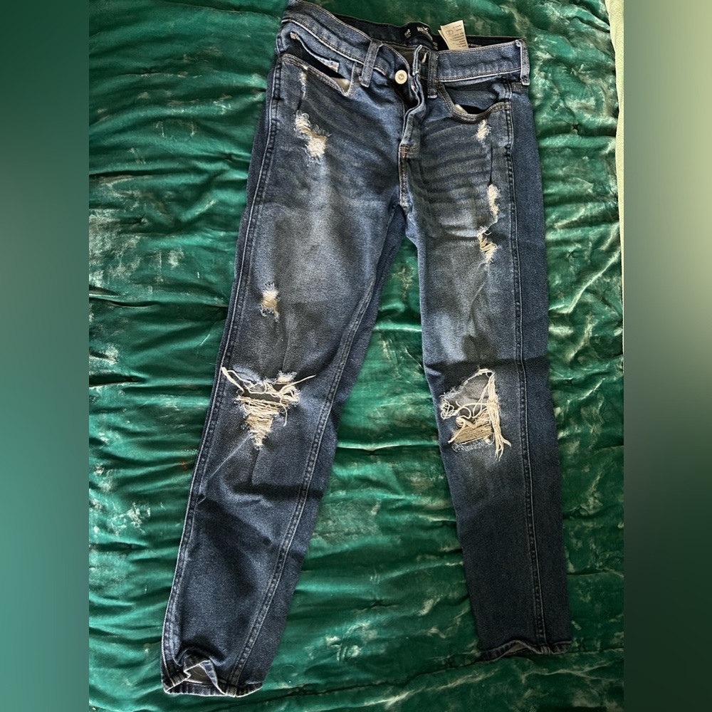 Hollister ripped jeans